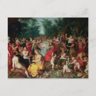 Feast of the Gods Postcard