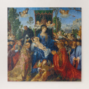 Feast of the Rosary - Albrecht Dürer, 1506 Jigsaw Puzzle