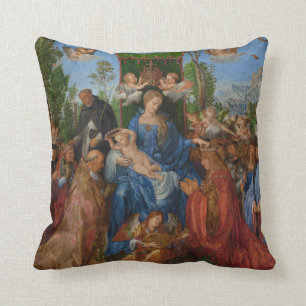 Feast of the Rose Garlands, 1506 (oil on wood) Cushion