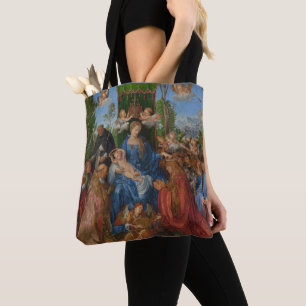 Feast of the Rose Garlands, 1506 (oil on wood) Tote Bag