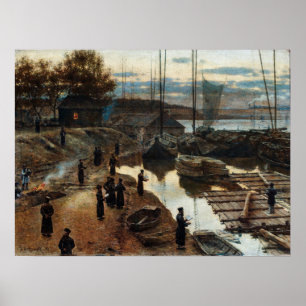 Feast of Trumpets by Aleksander Gierymski   Polish Poster