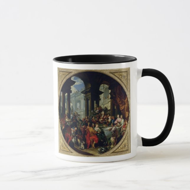 Feast under an Ionic Portico, c.1720-25 Mug (Right)