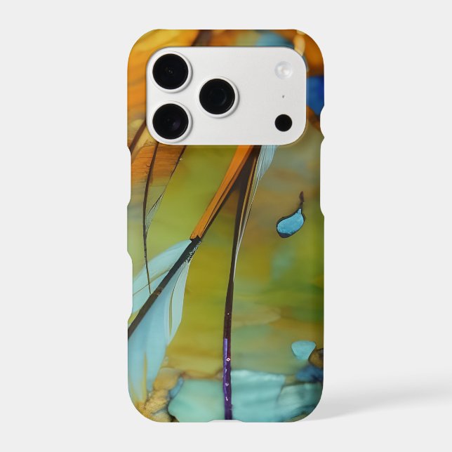 Feather Abstract  AI Art  (Back)