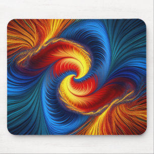 Feather And Claw Mandelbrot Fractal Mouse Mat