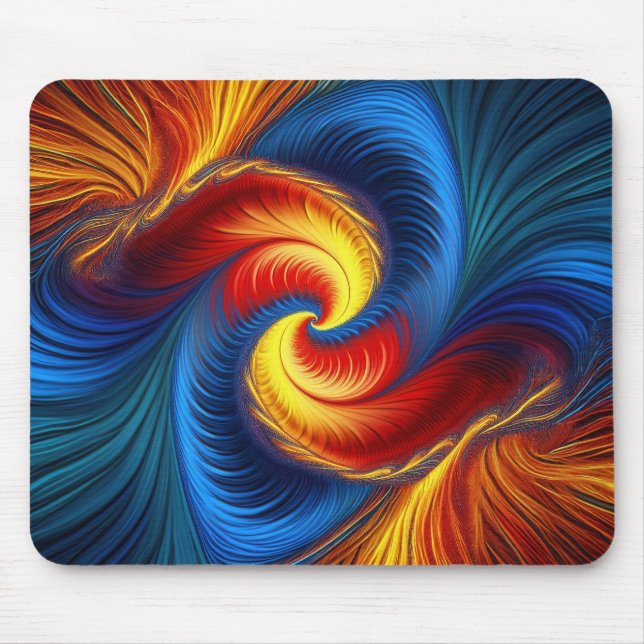 Feather And Claw Mandelbrot Fractal Mouse Mat (Front)