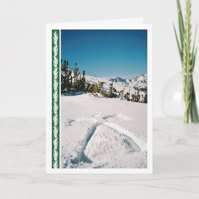 Feather Angel Holiday Card (Front)