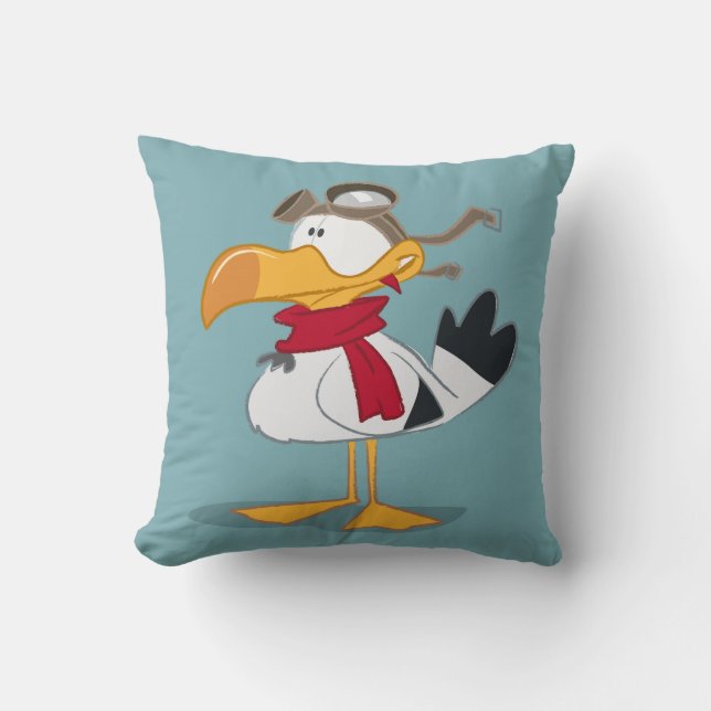 Feather Aviator Pillow (Front)