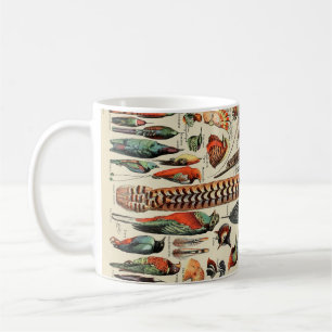 Feather Bird Wildlife Antique Feathers Coffee Mug