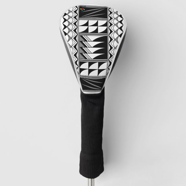 Feather Blessings in Grey Golf Head Cover (Front)