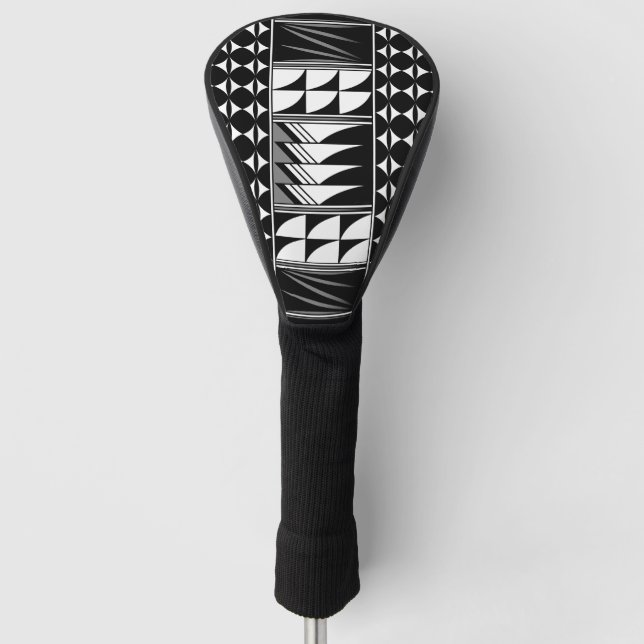 Feather Blessings in Grey Golf Head Cover (Front)