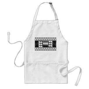 Feather Blessings in Grey Standard Apron