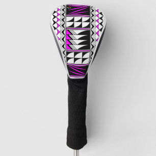 Feather Blessings in Pink Golf Head Cover