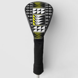 Feather Blessings in Yellow Golf Head Cover