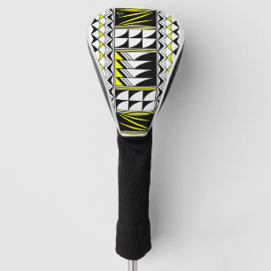 Feather Blessings in Yellow Golf Head Cover