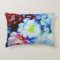 Feather Brushed Watercolor Roses Throw Pillow