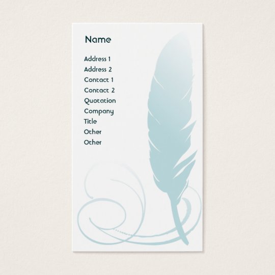 Feather - Business Business Card