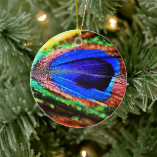 Feather by Shirley Taylor Ceramic Tree Decoration