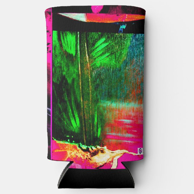 Feather Can Cosy Cooler by GStuller (Front)