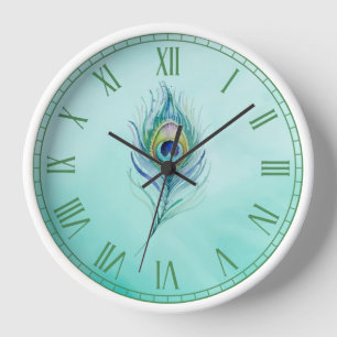 Feather Clock