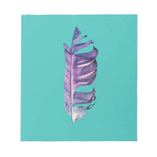 Feather drawing fine art original illustration notepad