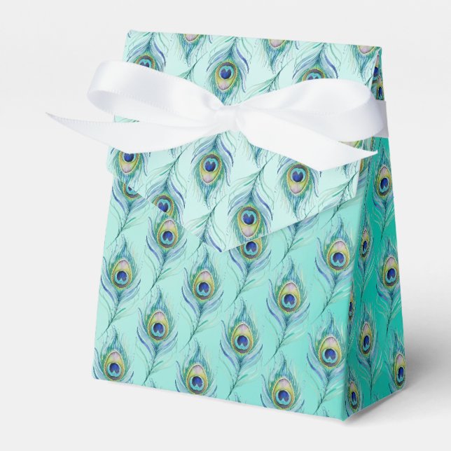 Feather Favour Box (Front Side)