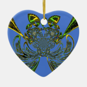 Feather Fish Ceramic Tree Decoration