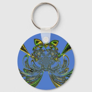 Feather Fish Key Ring