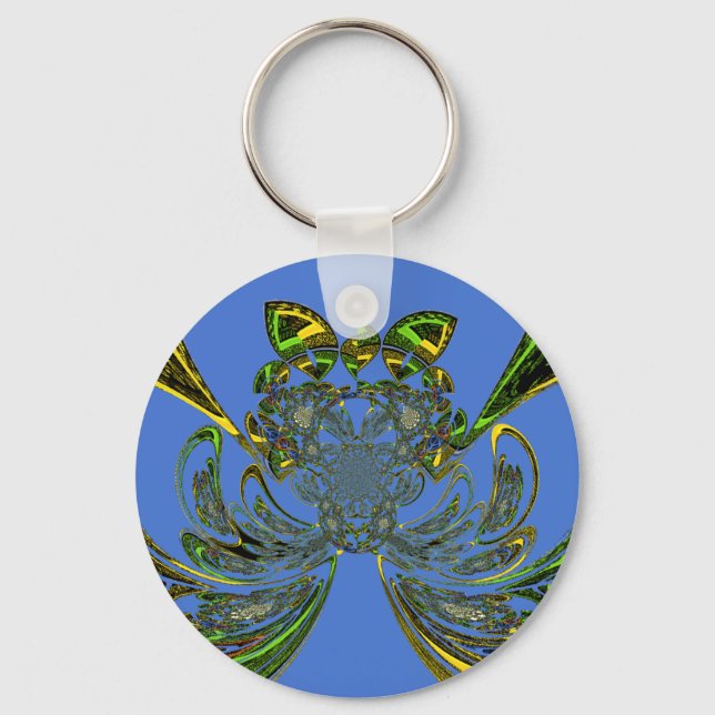 Feather Fish Key Ring (Front)