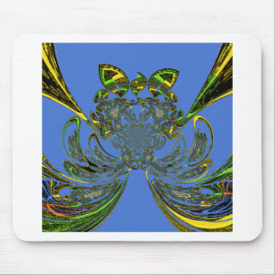 Feather Fish Mouse Mat