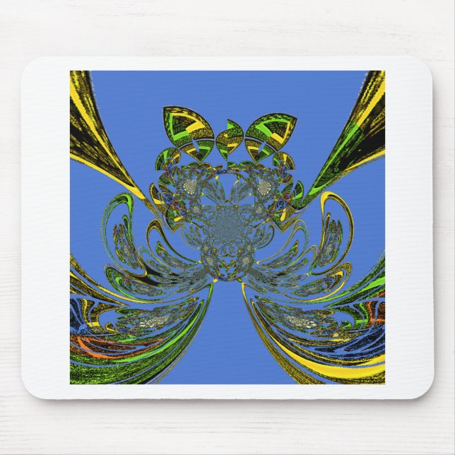 Feather Fish Mouse Mat (Front)