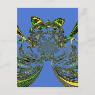 Feather Fish Postcard