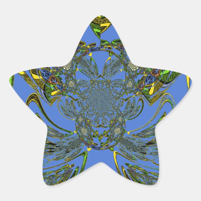 Feather Fish Star Sticker (Front)