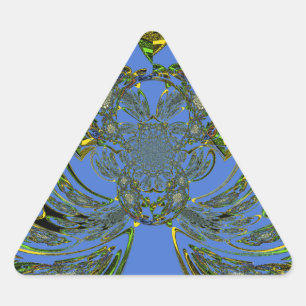 Feather Fish Triangle Sticker