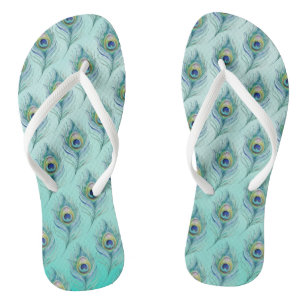 Feather Flip Flops