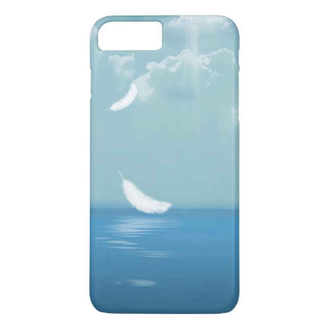 feather floating over ocean Case-Mate iPhone case (Back)