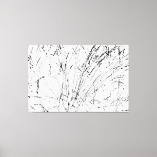 Feather Grass In Winter Canvas Print