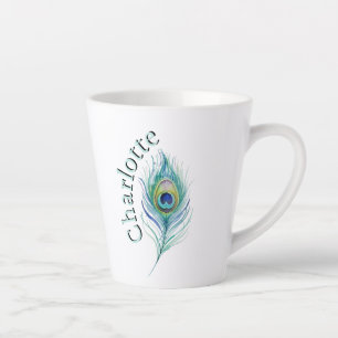 Feather Latte Mug