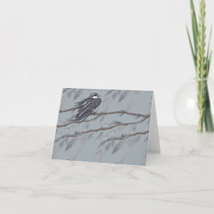 Feather Leaves Thank You Card