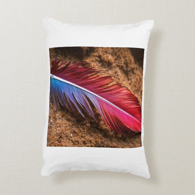 Feather light Dreams" Pillow (Back(Vertical))