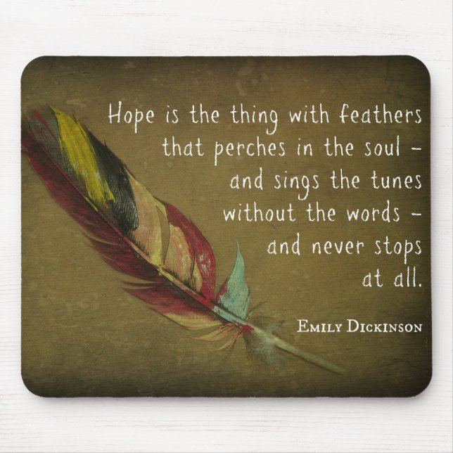 Feather Mouse Mat (Front)