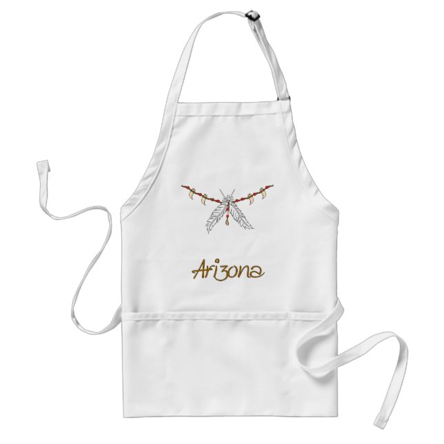 Feather Necklace Standard Apron (Front)
