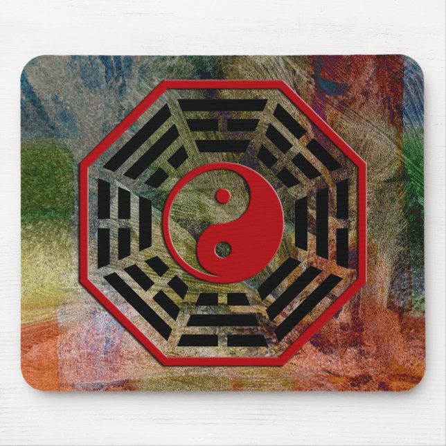 feather & PaKua Mouse Mat (Front)