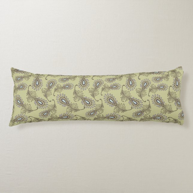 Feather Pattern Body Cushion (Front)