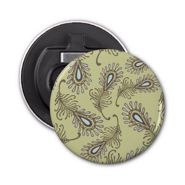 Feather Pattern Bottle Opener (Front)