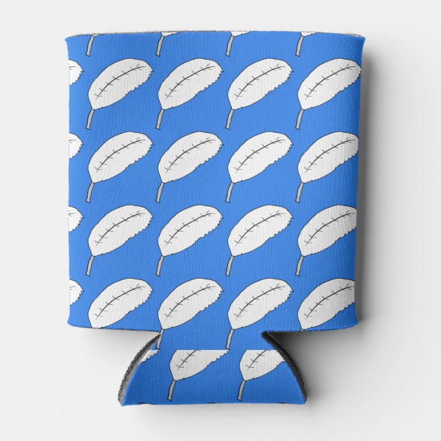 Feather Pattern Can Cooler (Front)