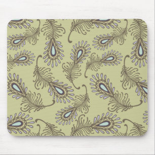 Feather Pattern Mouse Mat