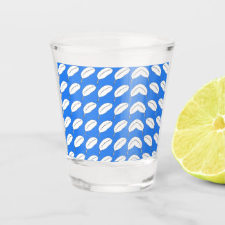 Feather Pattern Shot Glass