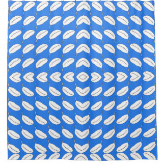 Feather Pattern Shower Curtain