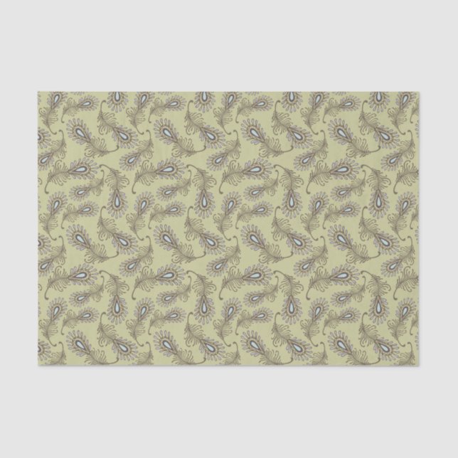 Feather Pattern Tissue Paper (Front)