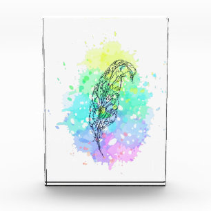 feather Postcard Photo Block